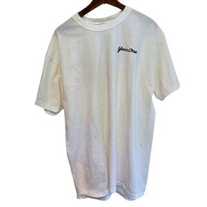 Men’s Large Year One Graphic Tee - White